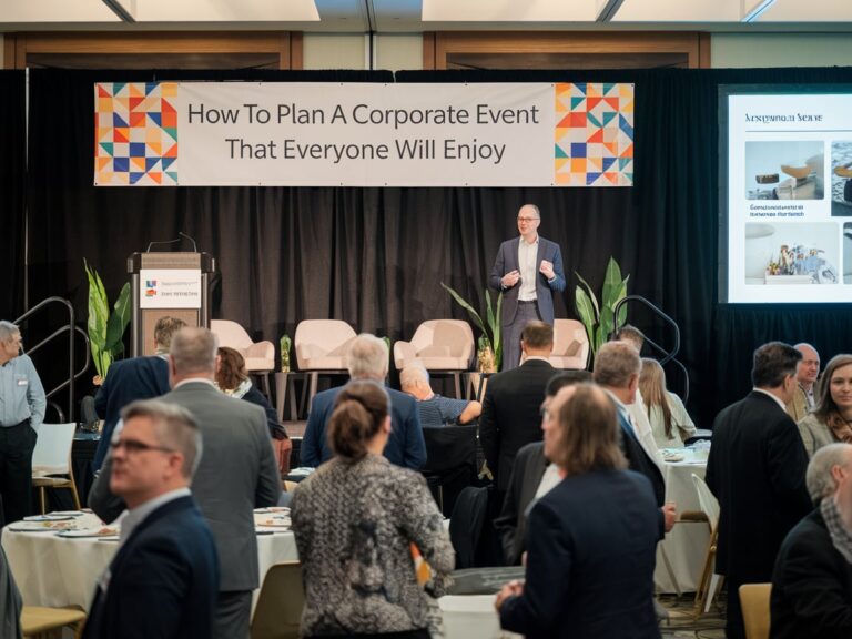 How to Plan a Corporate Event That Everyone Will Enjoy